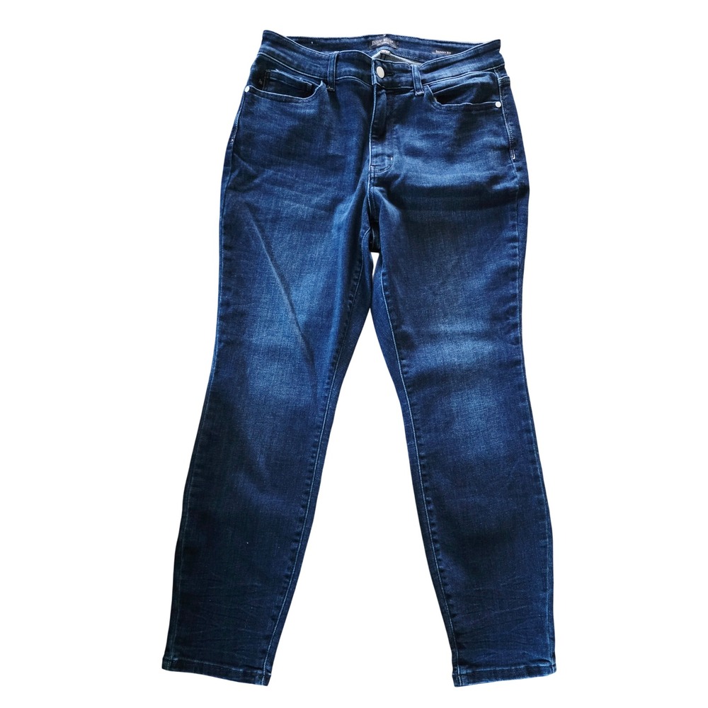 Judy Blue Mid-Rise Skinny Jeans - Indigo